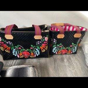 Consuela overnight and handbags